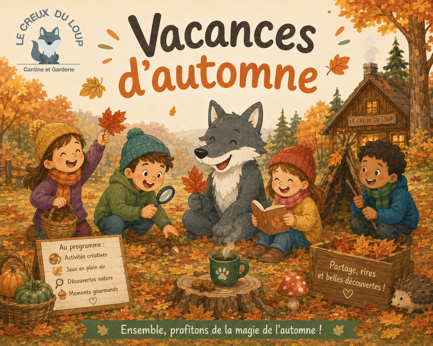 Programme de vacances du mois d&rsquo;octobre